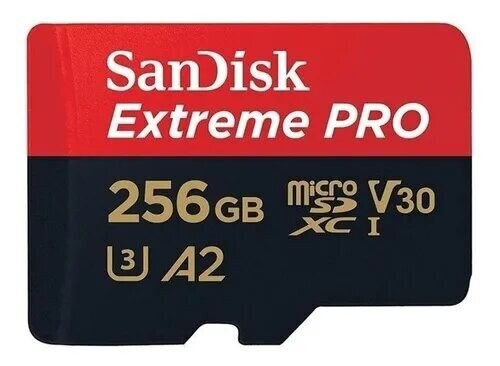 Tarjeta de Memoria SanDisk ExtremePRO MicroSDXC UHS-I 256GB con adaptador