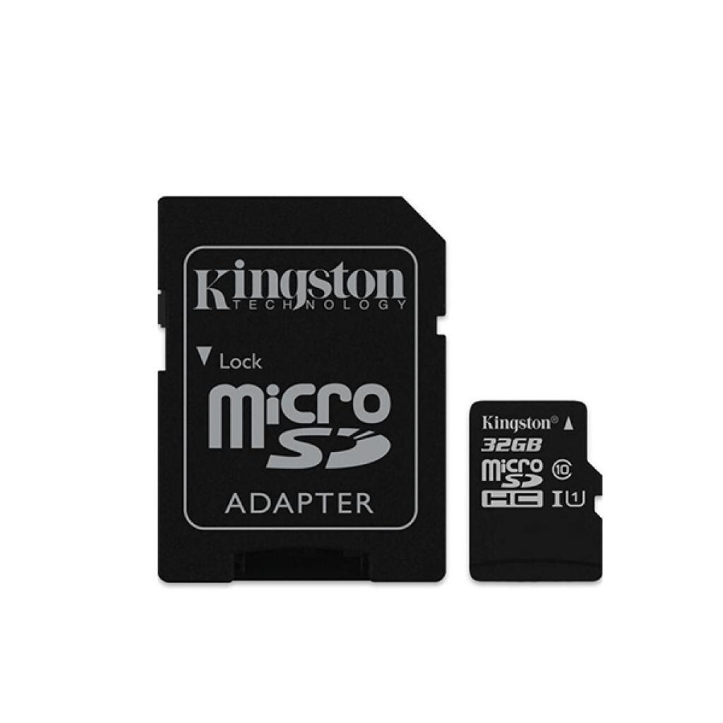 Memoria Micro SD 32 GB KINGSTON con adaptador‎