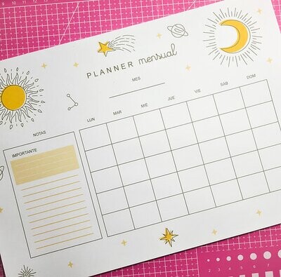 Planificador mensual 27 hojas by Creatix