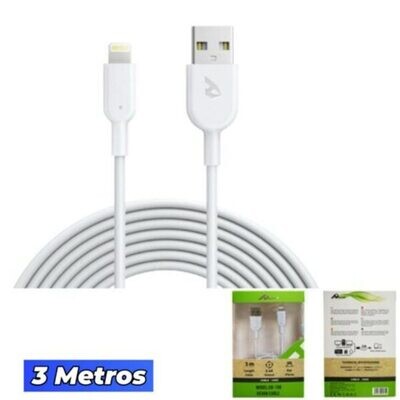 Cable lightning USB 3m HOME