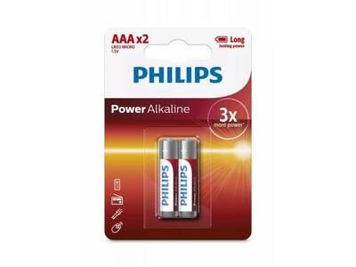 Pack x2 Pilas AAA PHILIPS‎