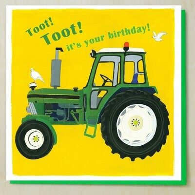 EWND381 Toot Toot! Green Tractor