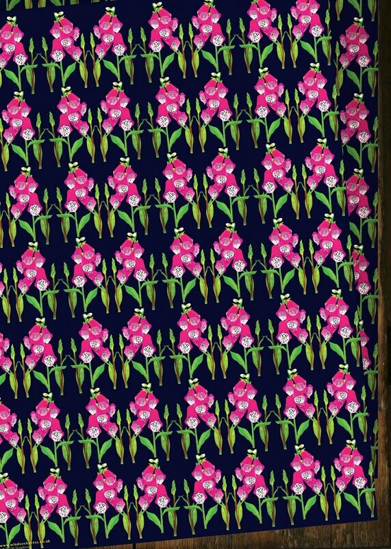 AWNDG20 Foxglove Gift Wrap (20 sheets)