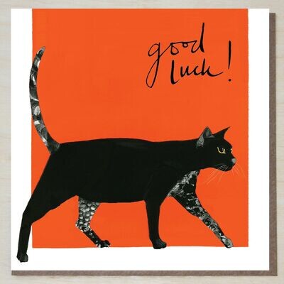 HXWND276 Good Luck (black cat)