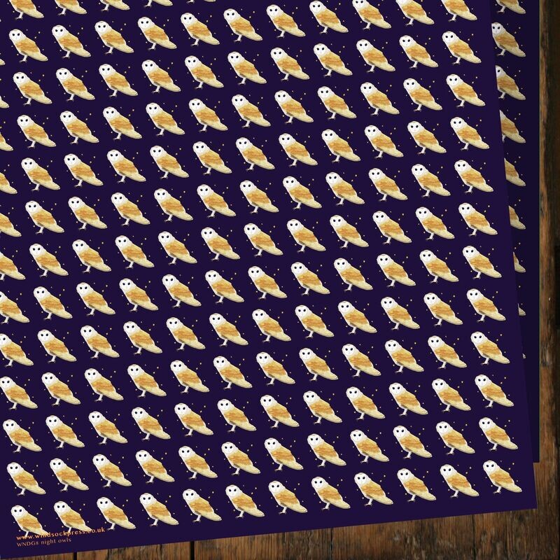MWNDG8 Night Owl Gift Wrap (20 sheets)