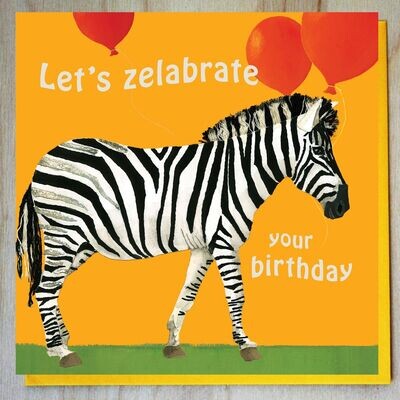 BWND415 Let's Zelabrate (zebra)
