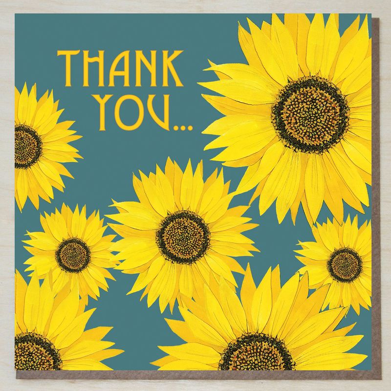 WND454 Thank you (sunflowers)