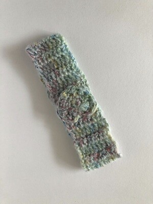 Girl's Pale Blue Rainbow Sky Crochet Headband