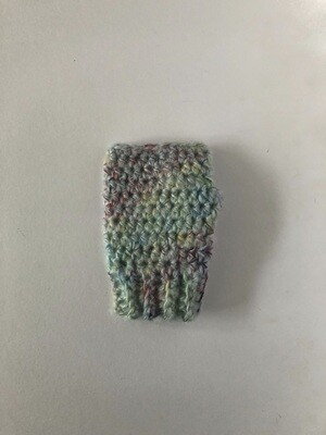 Rainbow Sky Children's Hand Crochet Fingerless Gloves
