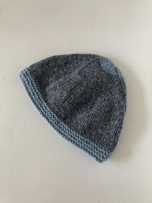 Women’s Sky Blue Hand Knit Hat Beanie
