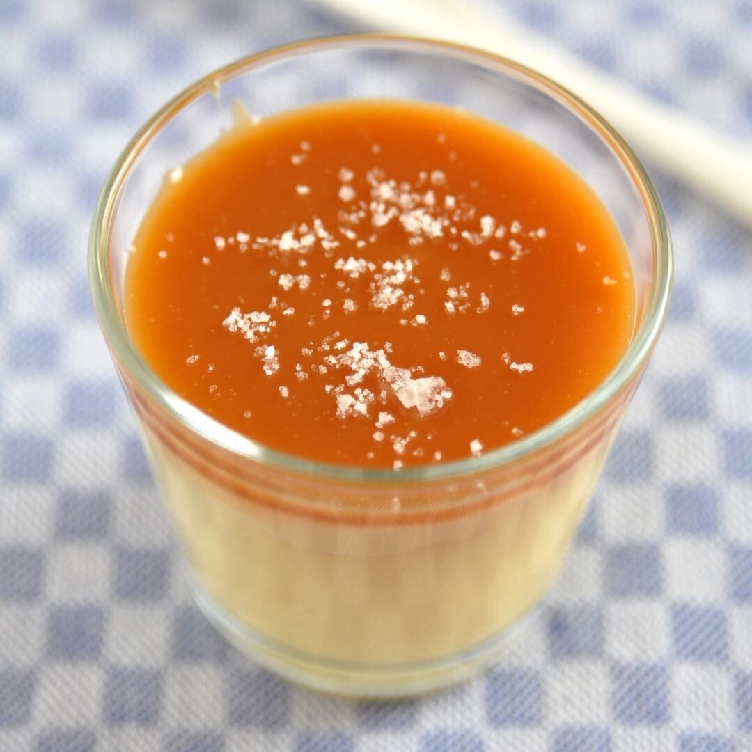 Apfelpudding an Karamellsauce (200g)