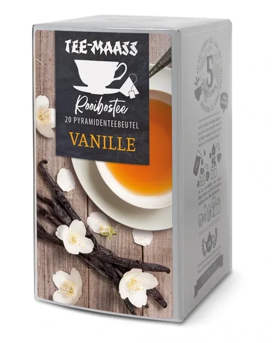 Vanille Rooibos im Pyramidenbeutel