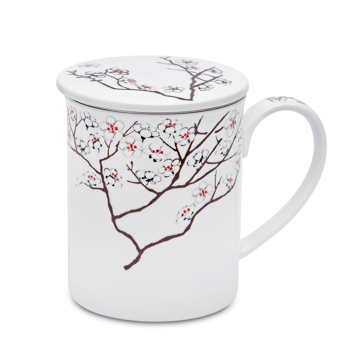 Teetasse XL White Cherry