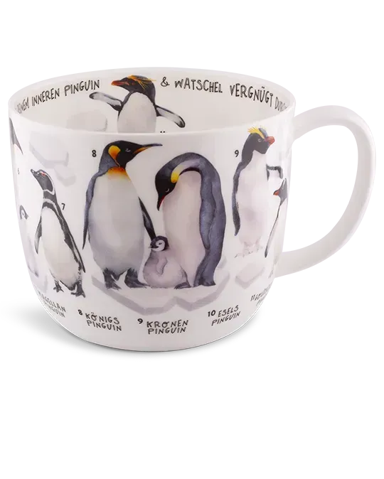 Jumbo-Becher Pinguinbande