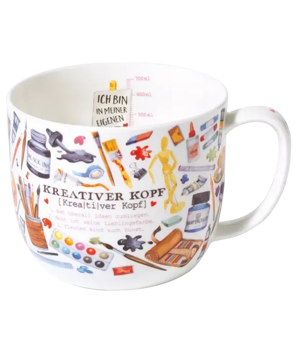 Jumbo-Becher Kreativer Kopf