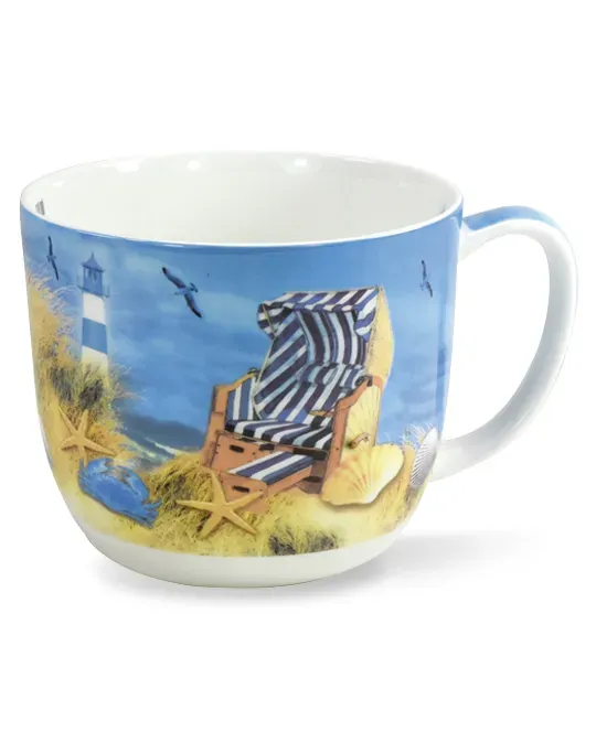 Jumbo-Becher Strandkorb