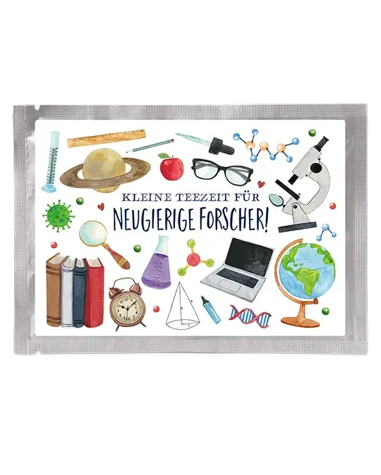 Tee-Postkarte Naturwissenschaft