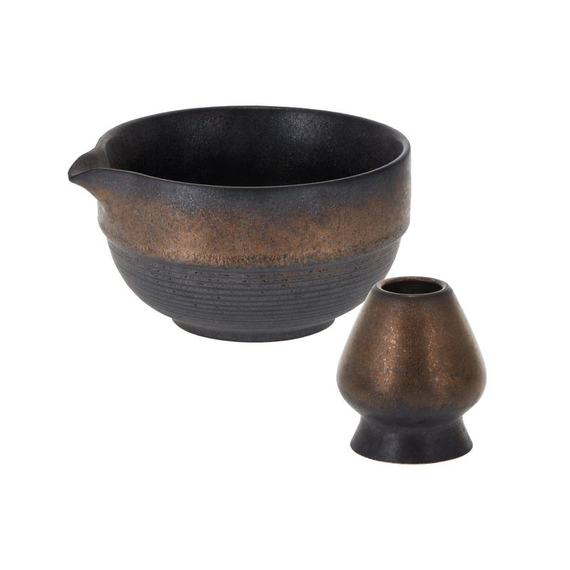 Matcha Set Gold-Brown Matcha Set Gold-Brown