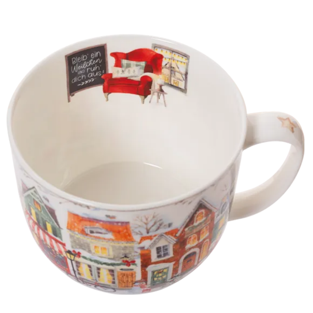 Jumbo-Becher Winterstädtchen