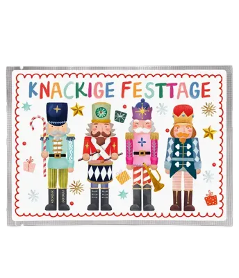 Tee-Postkarte Nussknackerfreunde Tee-Postkarte Nussknackerfreunde