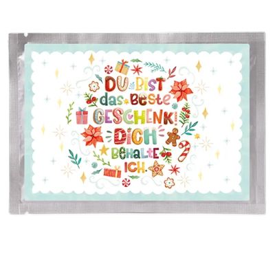 Tee-Postkarte Bunter Lebkuchen Tee-Postkarte Bunter Lebkuchen