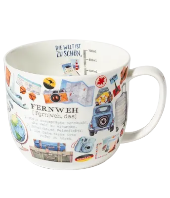 Jumbo-Becher Fernweh