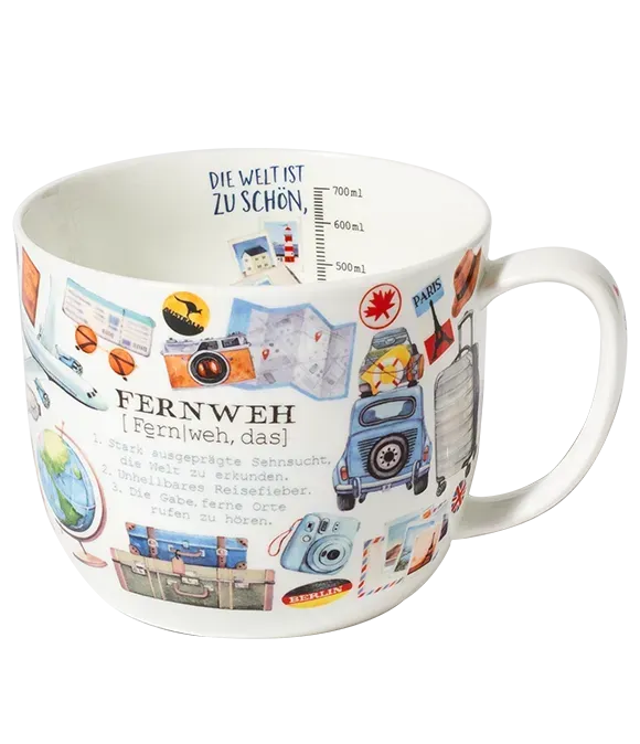 Jumbo-Becher Fernweh