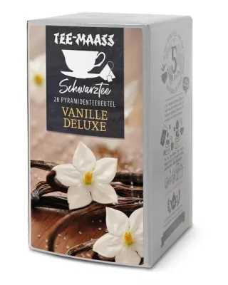 Vanille Schwarztee im Pyramidenbeutel