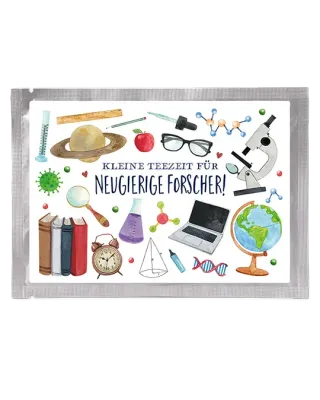 Tee-Postkarte Naturwissenschaft