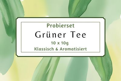 Tee Probierset: Grüne Tees Tee Probierset: Grüne Tees