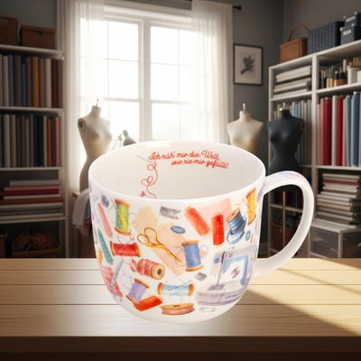 Jumbo-Becher Nadel & Faden