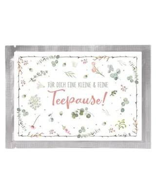 Tee-Postkarte Eukalyptus & Farn