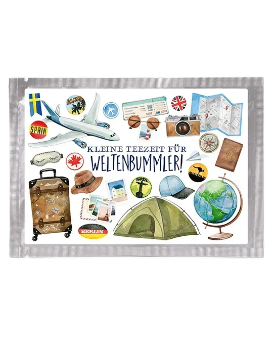 Tee-Postkarte Fernweh