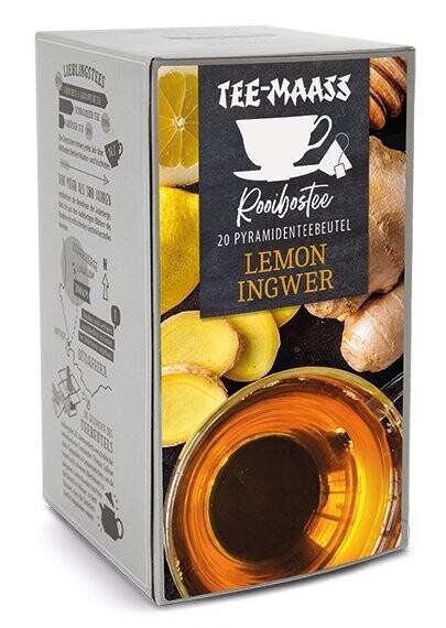 Ingwer Lemon Rooibos im Pyramidenbeutel