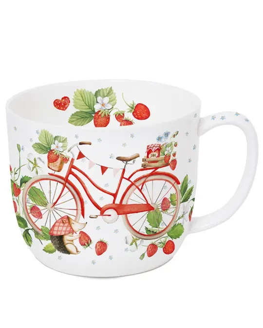 Jumbo-Becher Erdbeerpicknick