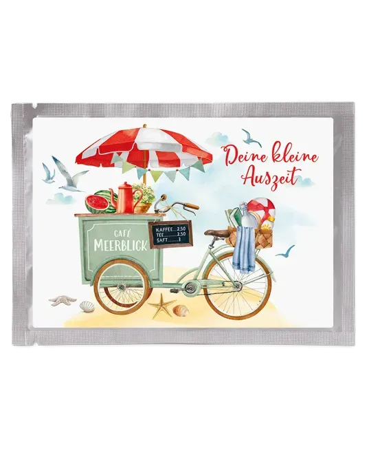 Tee-Postkarte Meerblick