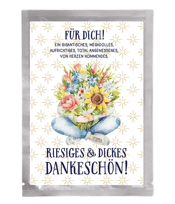 Tee-Postkarte Dankeschön