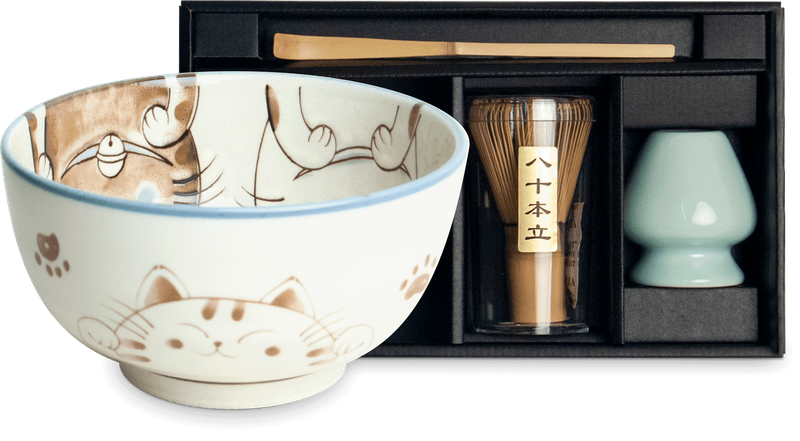 Matcha Set Aoi Neko
