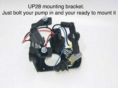 Rotary Vacuum pump bracket kit with switch, relay, bracket, filter with no vacuum pump
