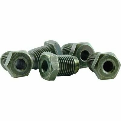 METRIC STEEL 10mm X 1.0 bubble flare fittings - for 3/16