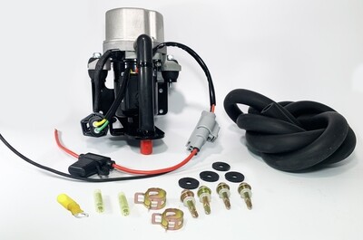 12V Powered Brake Booster Rotary Vacuum Pump kit hi powered Stand alone, 