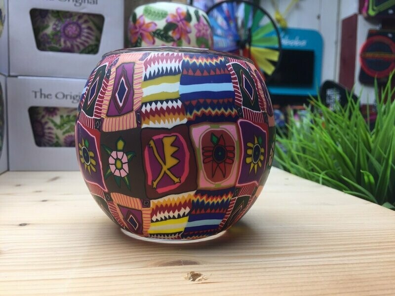 Waxinelichthouder patchwork 11-12