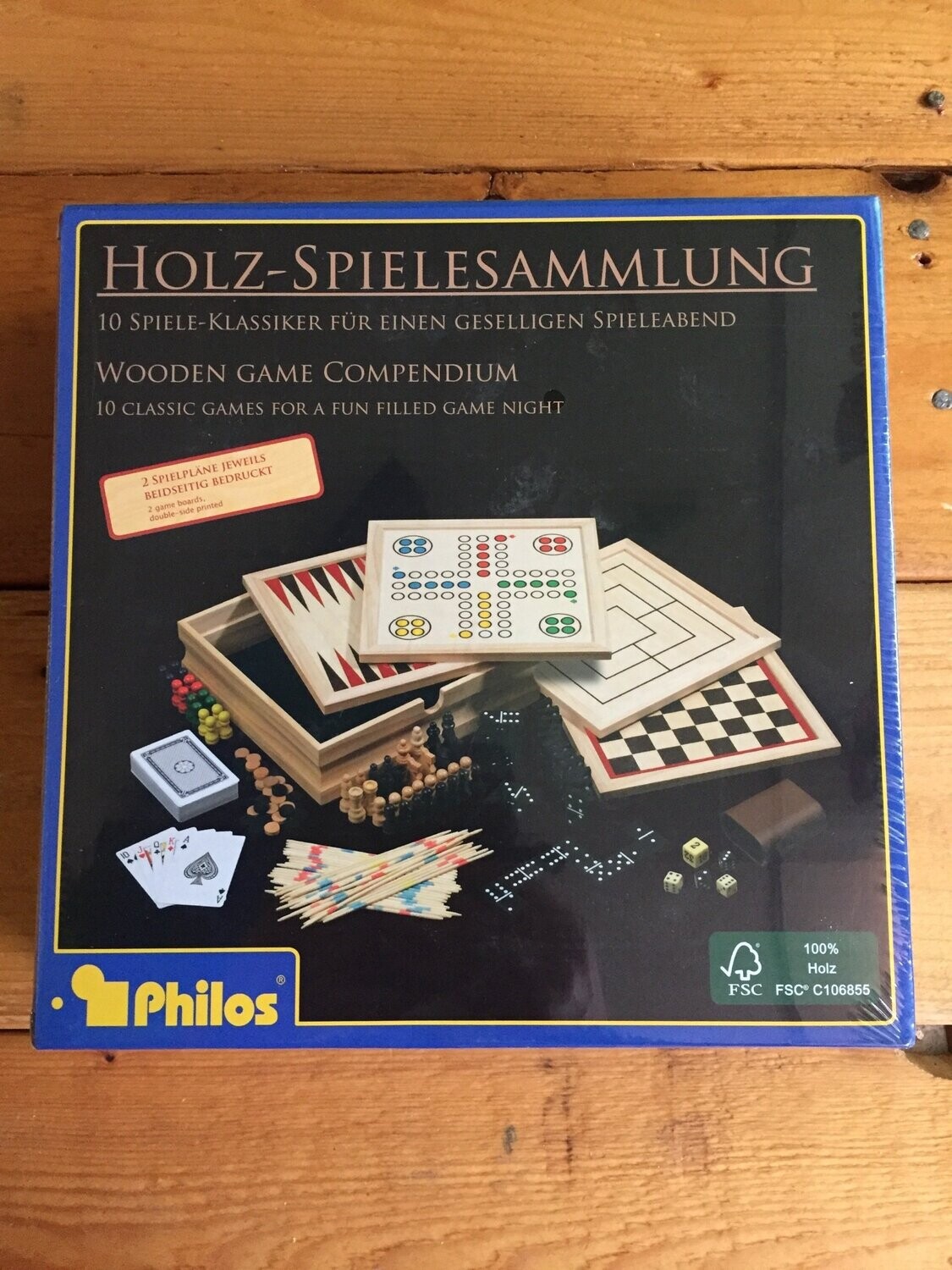 houten spellenset