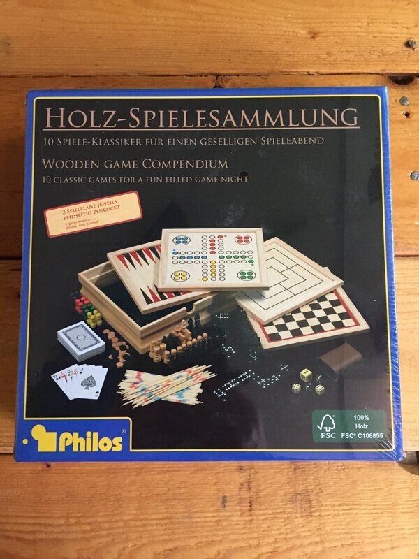 houten spellenset