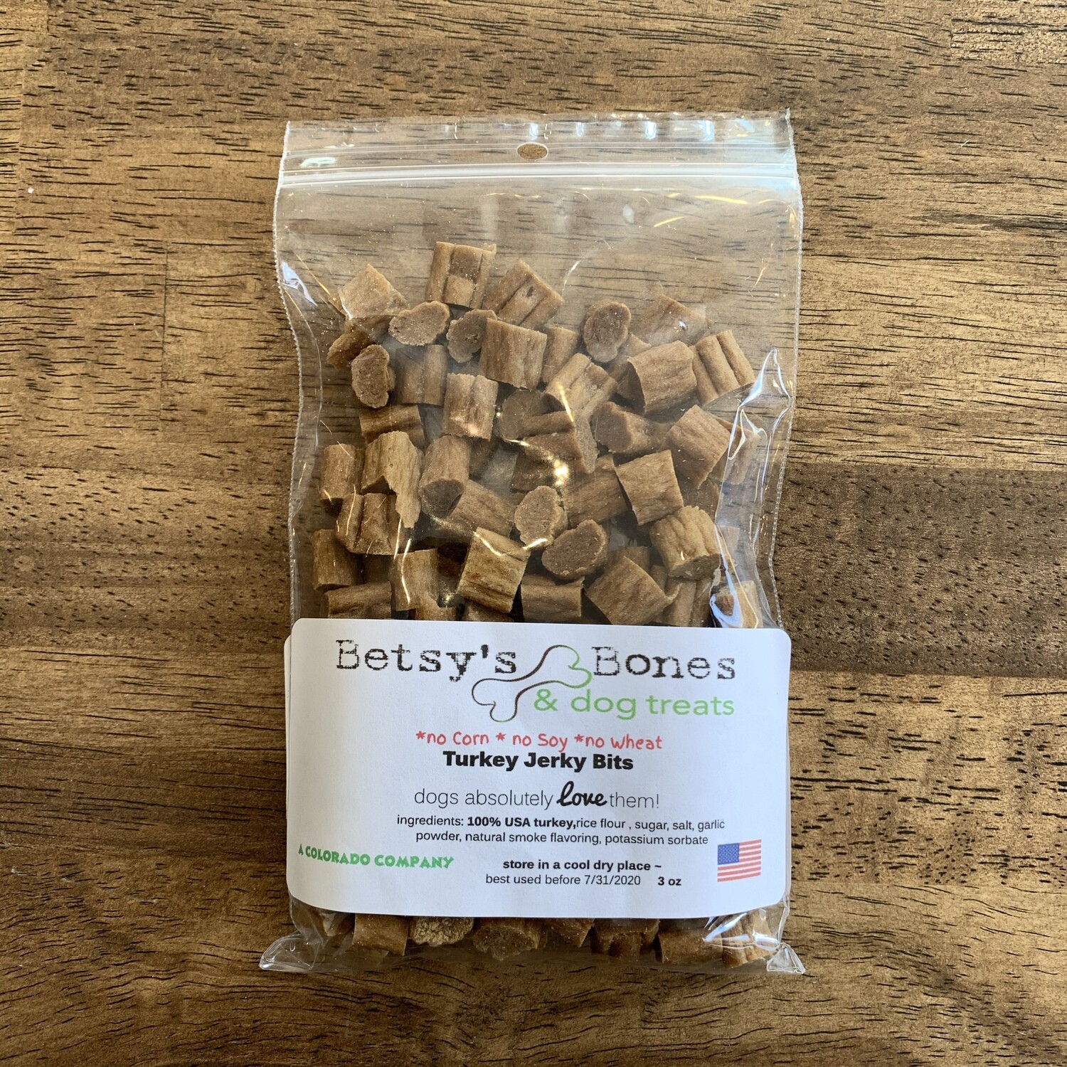 Turkey Jerky Bits (3oz) 