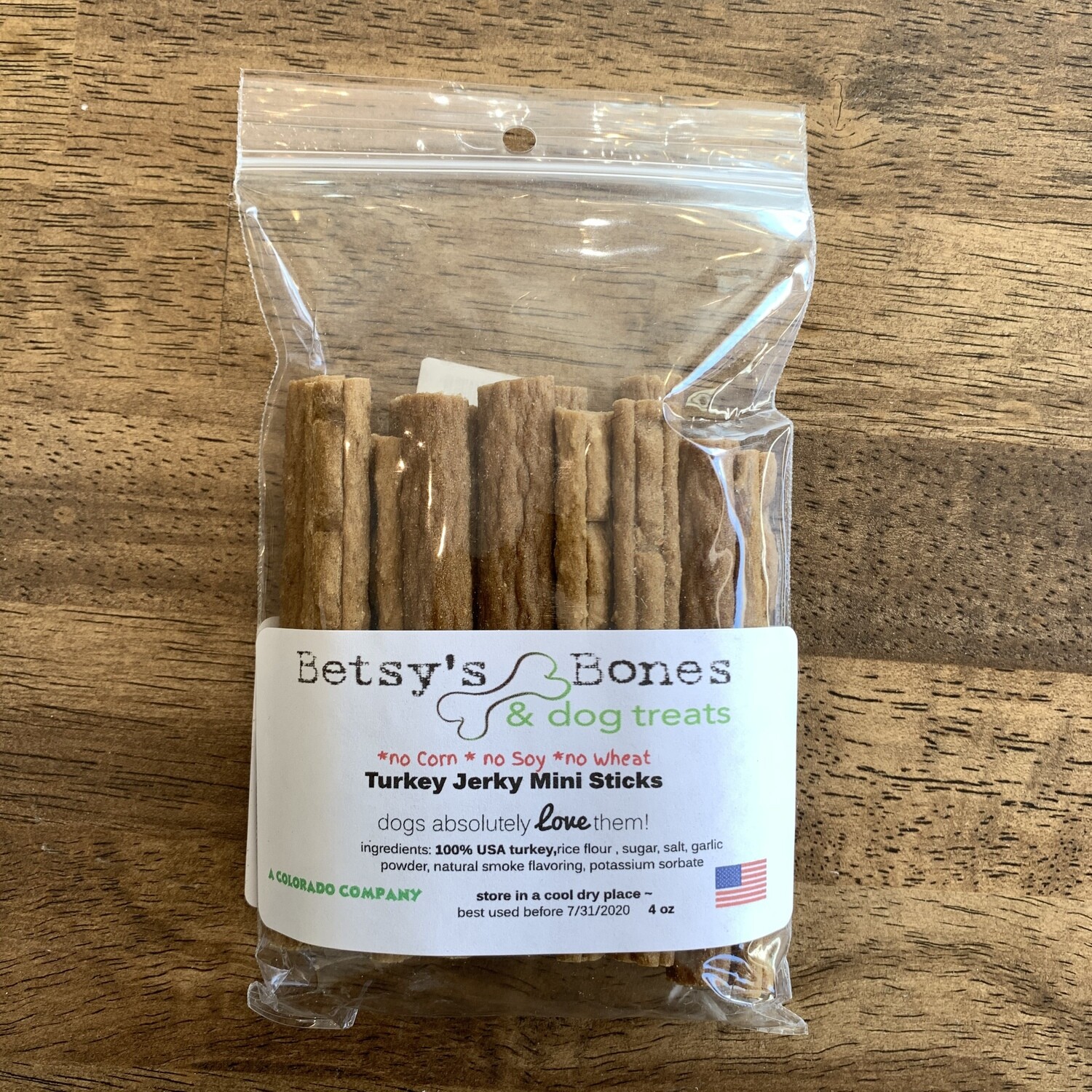 Turkey Jerky Mini Sticks (4oz)