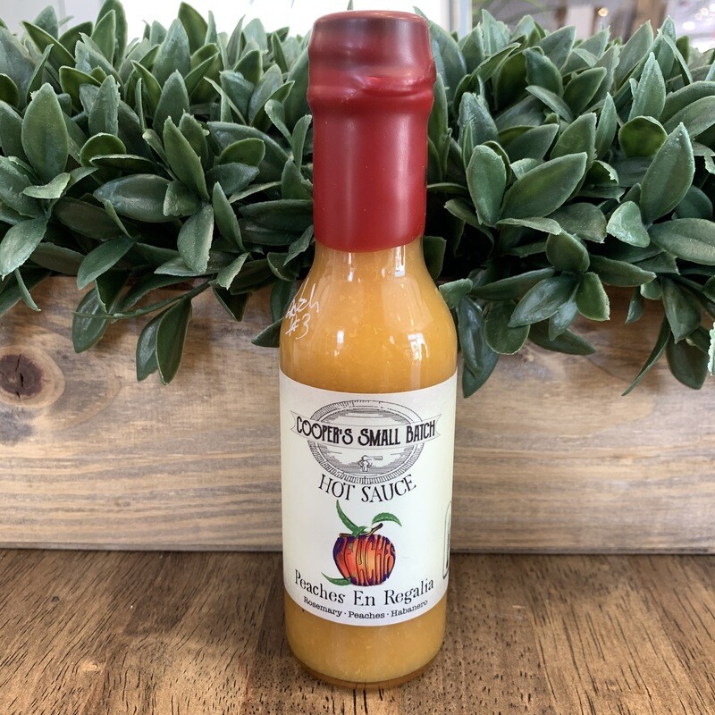 Cooper&#39;s Peaches En Regalia Hot Sauce