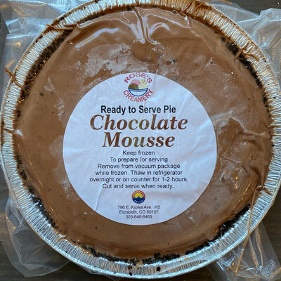 Roses Chocolate Mousse Pie