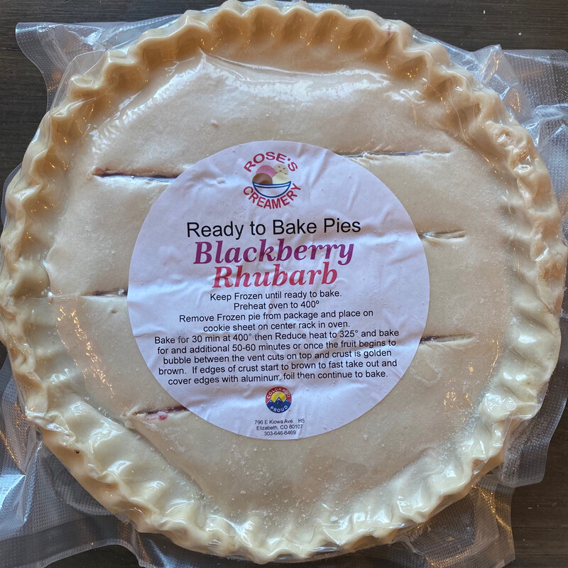 Roses Blackberry Rhubarb Pie