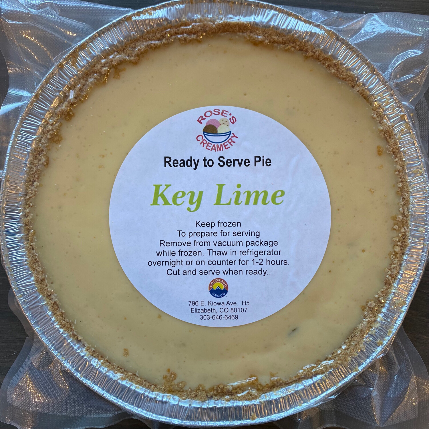 Roses Key Lime Pie